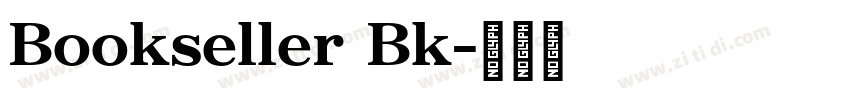 Bookseller Bk字体转换
